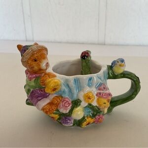 Mercuries Springtime Rabbit vintage sugar bowl
